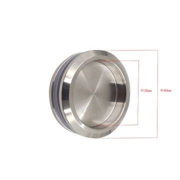 Customized Bathroom Shower Sliding Door with Stainless Steel Round Knobs