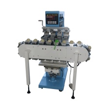 Four colors pad printing machine with Tank belt