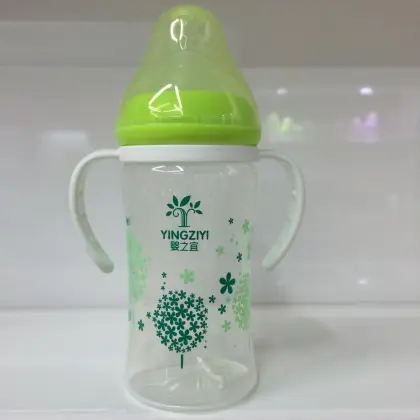 BPA free plastic baby milk bottles
