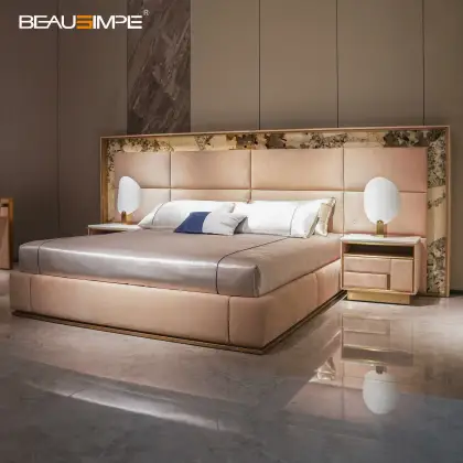 Elegant Luxury Aubade King Queen Size Bed