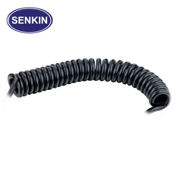Oil Flame PU 9 Core Spiral Cable