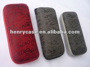 custom designer zipper eyewear case