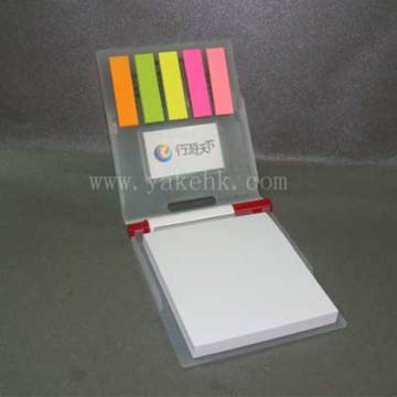 memo book and pen