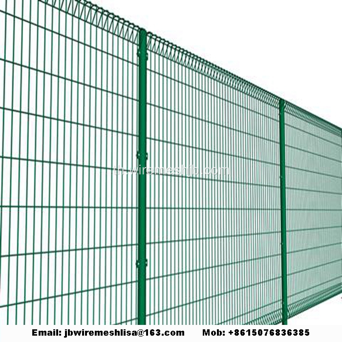 รั้วหลังคารั้วเหล็กเคลือบ PVC BRC รั้วสระว่ายน้ำ