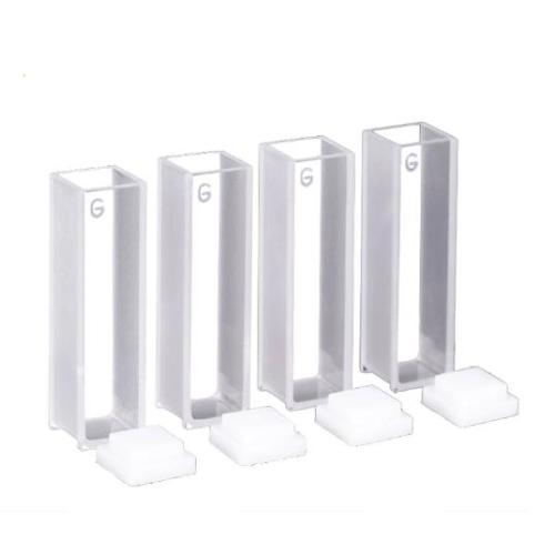 4,5 ml de cuvettes transparentes en plastique tasses