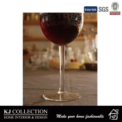 Letter Sandblasted Decal Wine Glass Red Wine Glass White Wine Glass