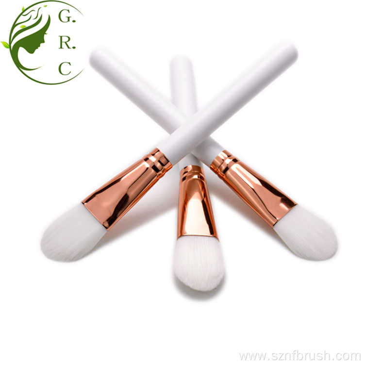 Private Label White Cosmetic Face Mask Brush Applicator
