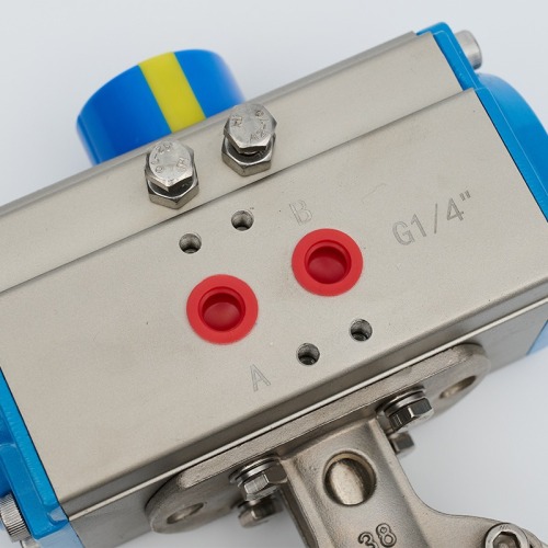 Pneumatic quick installation butterfly valve