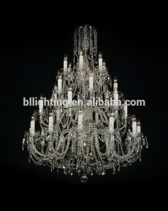 French style Bohemia lead crystal lamp finial