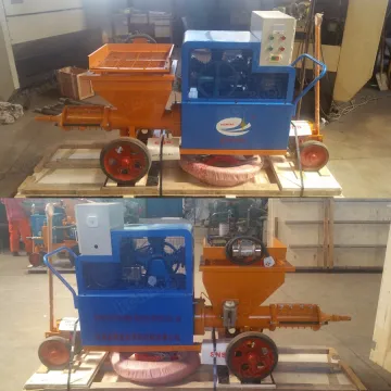 Cement Mortar Spray 2m3/h, 3m3/h, 4m3/h, 5m3/h, Electric, Diesel Wall Spray Plastering Machine