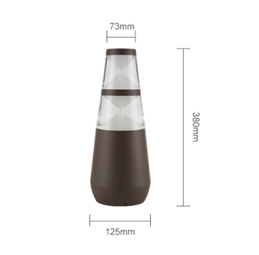 4 Bollard Light Size