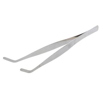 Stainless Steel Tea Tongs Tweezers 7.3 Inch Long Silver Tone