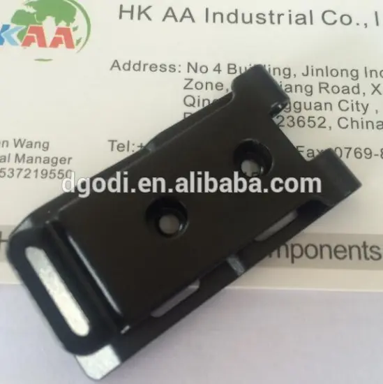 beautiful black oxide spring steel belt holster clip