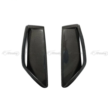 Dry Carbon Fiber Front Bumper Vent Kit for Audi RS6 2020-2023