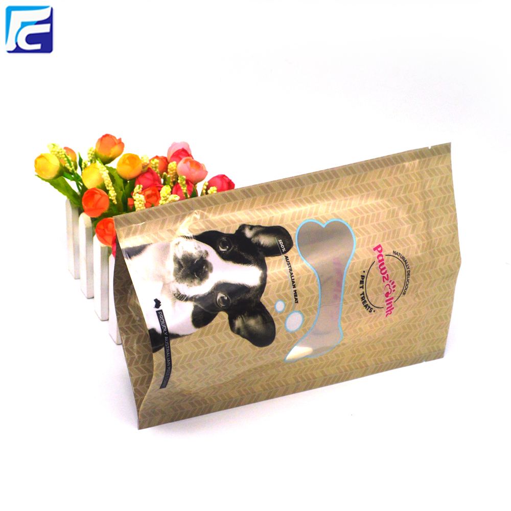 Haustier-Lebensmittelverpackungs-klare Hundefutter-Reißverschluss-Tasche