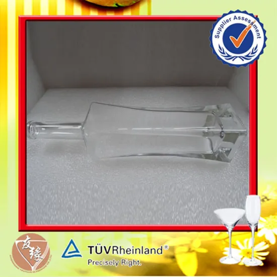 Square Glass Bottle Spirits 250ML Vodka Glass Bottle 25CL