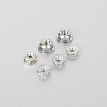 Carbon Steel Hex Flange Nut With Serrations