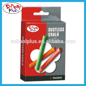 Non-toxic color box packed dustless school chalk
