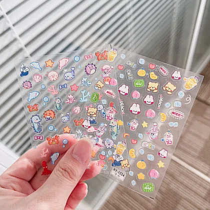 Luxury Designer Brand UV LED Nail Lamp and Gel Nail Foil Stickers