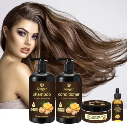 Factory Wholesale Organic Ginger Shampoo for Hair Loss and Regrowth