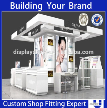High end quality perfume kiosk shop interior design