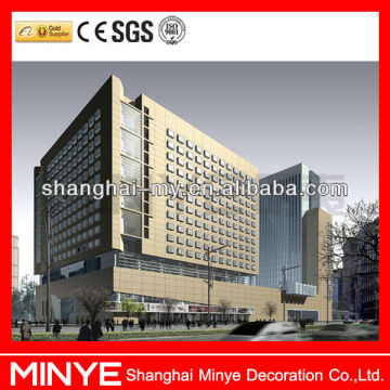 aluminum curtain wall panel