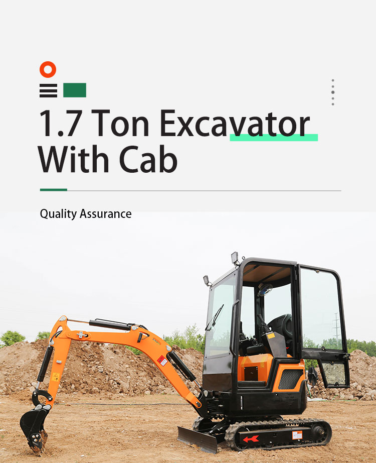 1 7ton Excavator With Cab