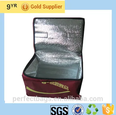 For frozen food cooler bags aluminum foil cooler bags