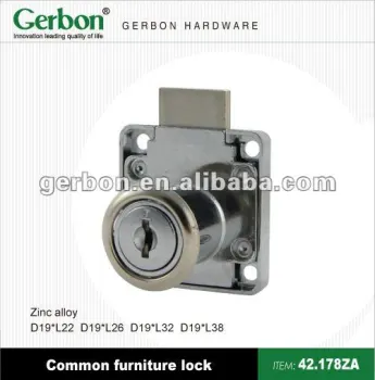 138 Zinc alloy furniture drawer locks
