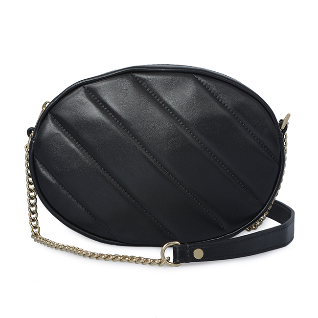 new slanted women's padded one-shoulder mini bag