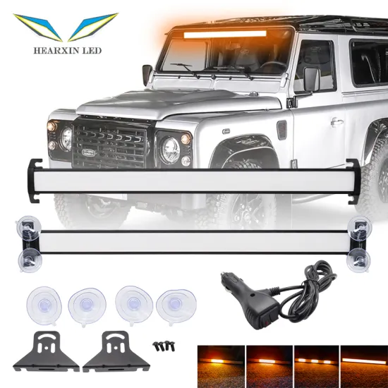HearxinLED Emergency Strobe Traffic Advisor Light Bar for 9-36V Vehicles (Truck SUV)
