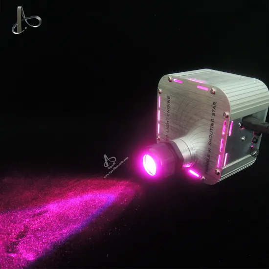 Twinkle Wheel Star Ceiling: RGB LED Fiber Optic Projector