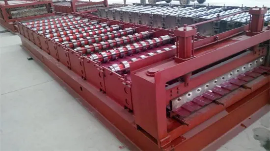 Russian style used Corrugated Meatl roof sheet roll forming machine,roofing sheet making machine