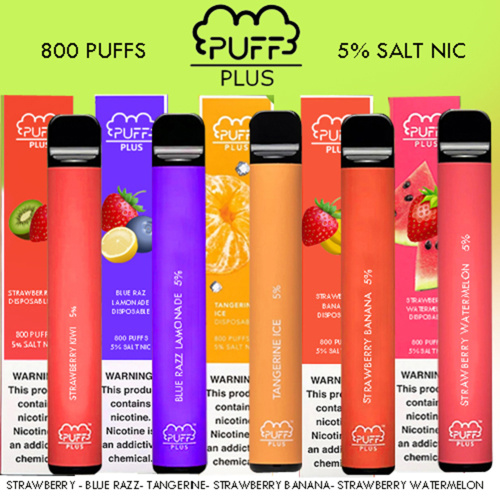 Puff Bar plus stylo vape à gousse jetable