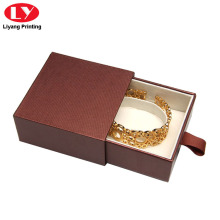Boîte de bijoux de tiroir personnalisé pour emballage du bracelet