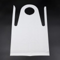 Disposable disposable white custom PE plastic apron