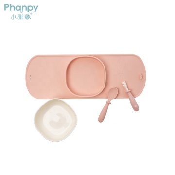 Set de napperons en silicone bon marché pour bébé