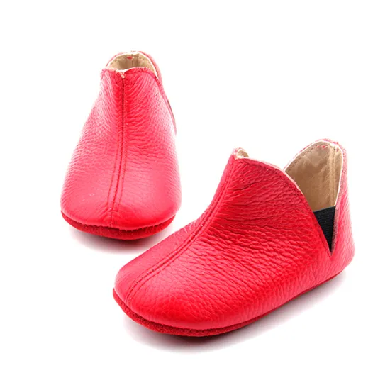 Wholesale Baby Prewalker Boots Red Soft Sole Cowboy Style Baby Infant Boots