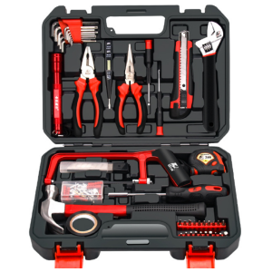 48 piece hammer wrench screwdriver combination repair kit