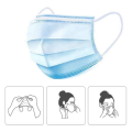 3ply NonWoven Protective Civil Disposable Face Mask