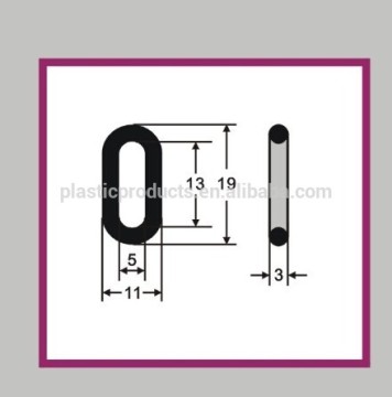 All Sizes of Decorative Plastic Chain, 3mm Plastic Link Chain