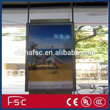 slim advertising aluminum profile lightbox