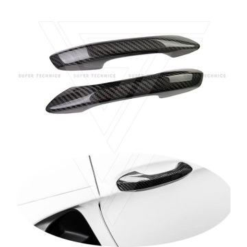 Coperchio manico in fibra di carbonio secco per Porsche Boxster 718 (2016-2018) Accessori per auto