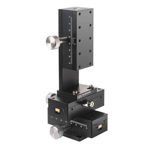 Hliníková slitina Ruční stolek s rybinovou drážkou osy XYZ 90 mm