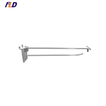 Chromed Metal Rack Hanging Display Hook for Supermarket Shelf Gondola Pegboard