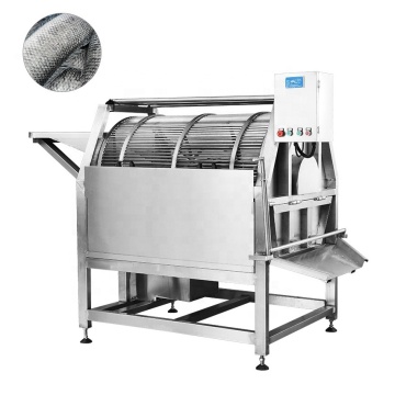 Electric Power Stainless Steel Automatic Tilapia Carp Drum Fish Scaler Remover Machine