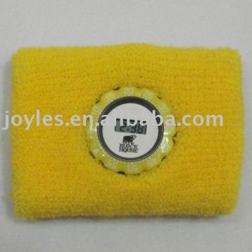 wrist support with watch