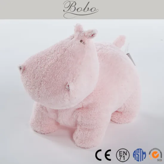2015 New Design Plush Candy Color Hippo Toy/Gift