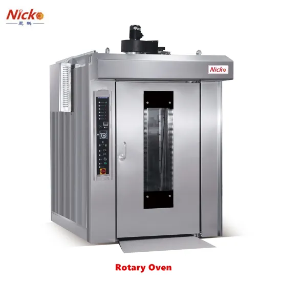 32 Trays Gas Rotary Oven Baking Machine Big Oven Factory
