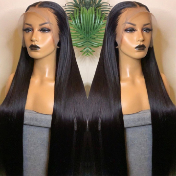 Lace Frontal Wig Vendors Wholesale Straight Transparent HD Lace Front Wigs For Black Women 100 Virgin Brazilian Human Hair Wigs